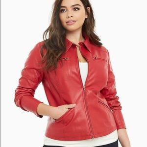 Red Torrid Faux Leather Jacket. Emma Swan OuaT